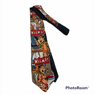 Hanna Barbera Flintstones Tie Vintage Dino Wilma